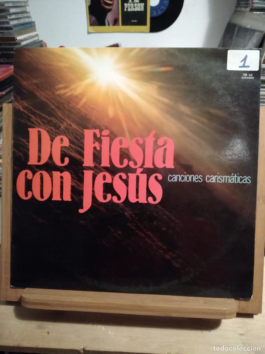 Discos de vinilo: DE FIESTA CON JESUS-ORFEON DE CASTILLA-MARCOS VEGA-