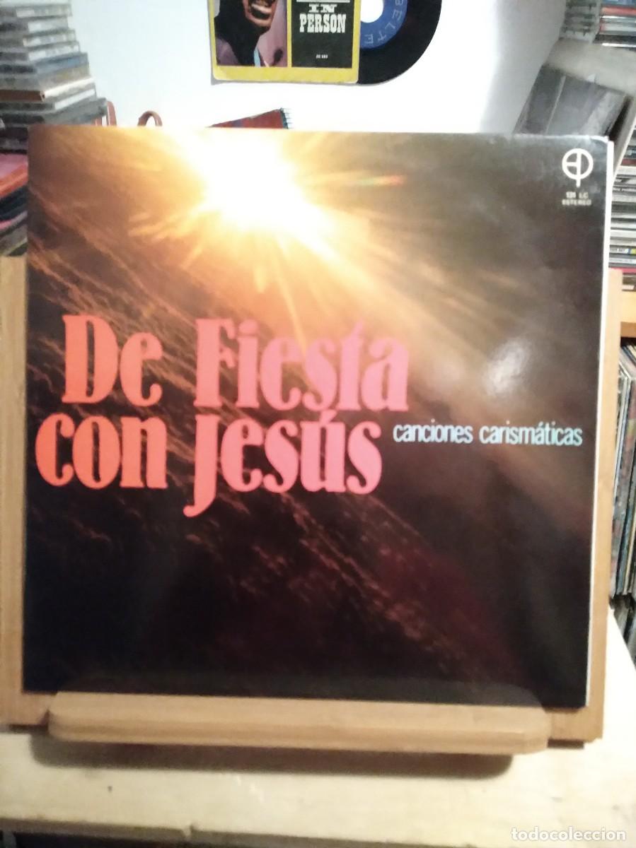 Discos de vinilo: DE FIESTA CON JESUS-ORFEON DE CASTILLA-MARCOS VEGA-