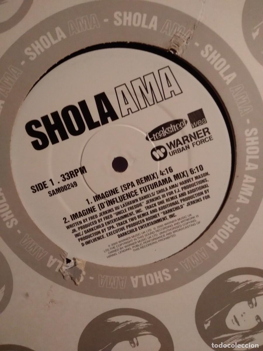 Discos de vinilo: SHOLA AMA-IMAGINE-MAXI SINGLE 12&rdquo;- - Foto 2
