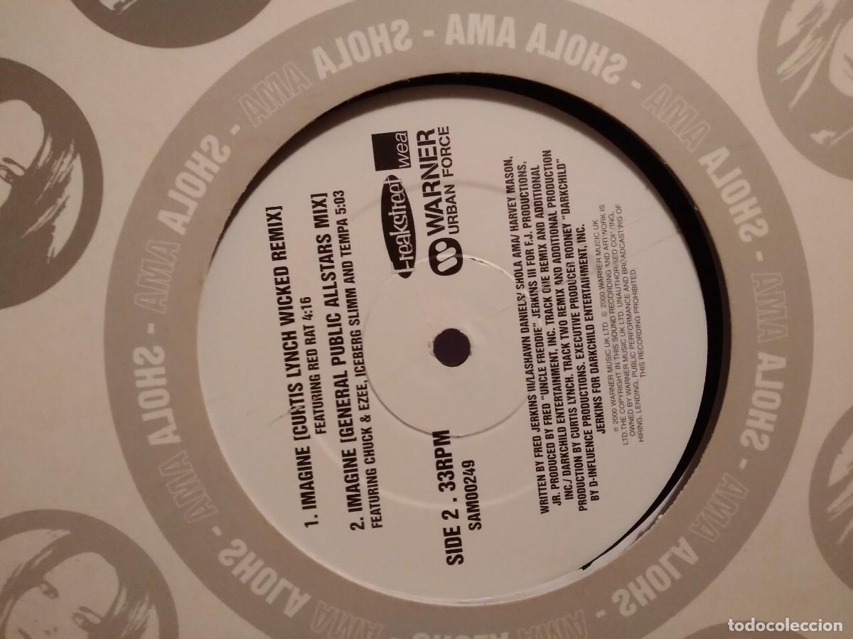 Discos de vinilo: SHOLA AMA-IMAGINE-MAXI SINGLE 12&rdquo;- - Foto 3