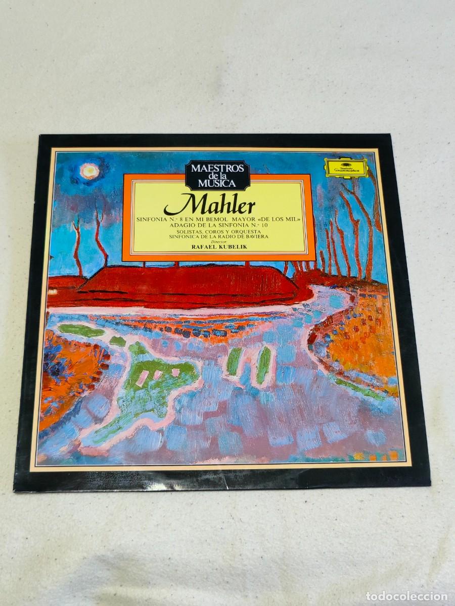 Discos de vinilo: Mahler - Sinfon&iacute;a N&ordm; 8 y 10 - Foto 1