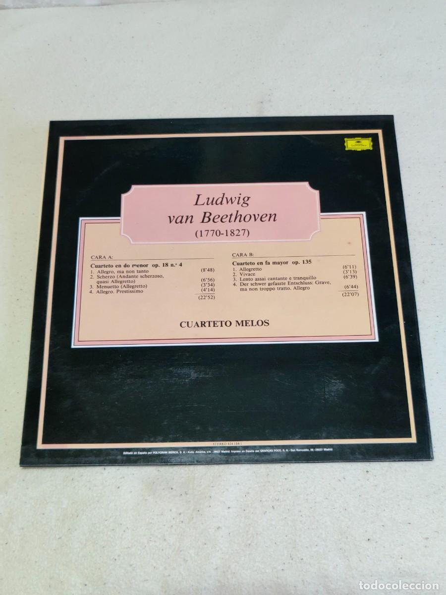 Discos de vinilo: Beethoven - Cuarteto Op. 18 y 135 - Foto 2