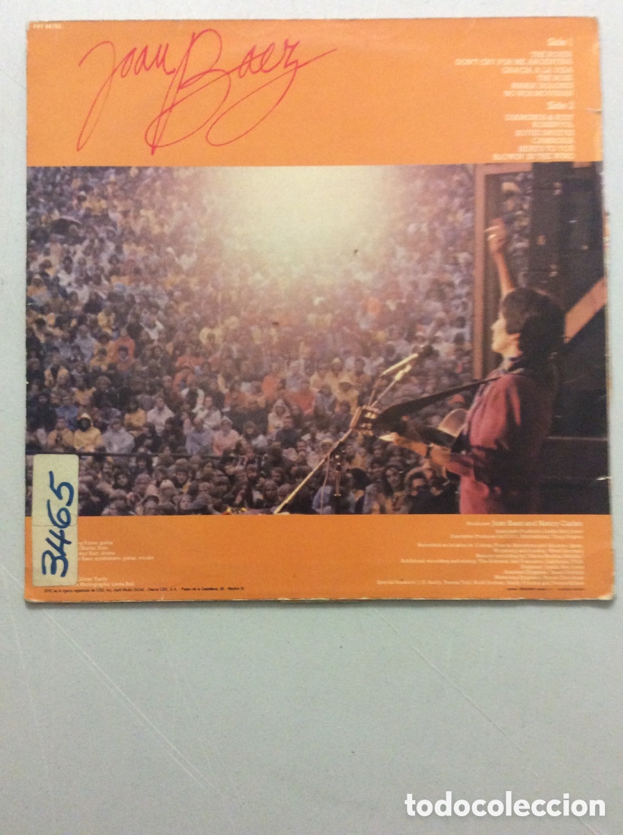 Discos de vinilo: Joan Baez. Tour Europea. - Foto 2