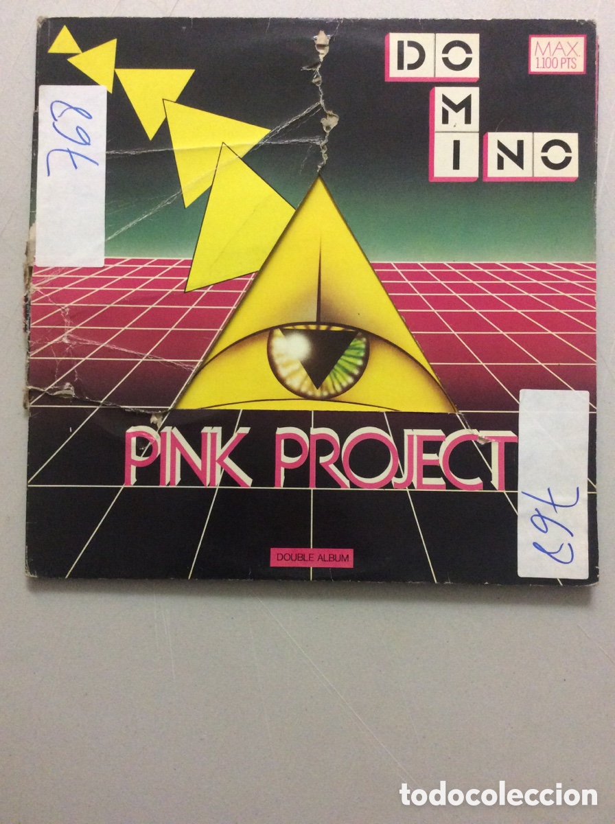 Discos de vinilo: Domino. Pink Project. Doble LP. Dos discos. - Foto 1
