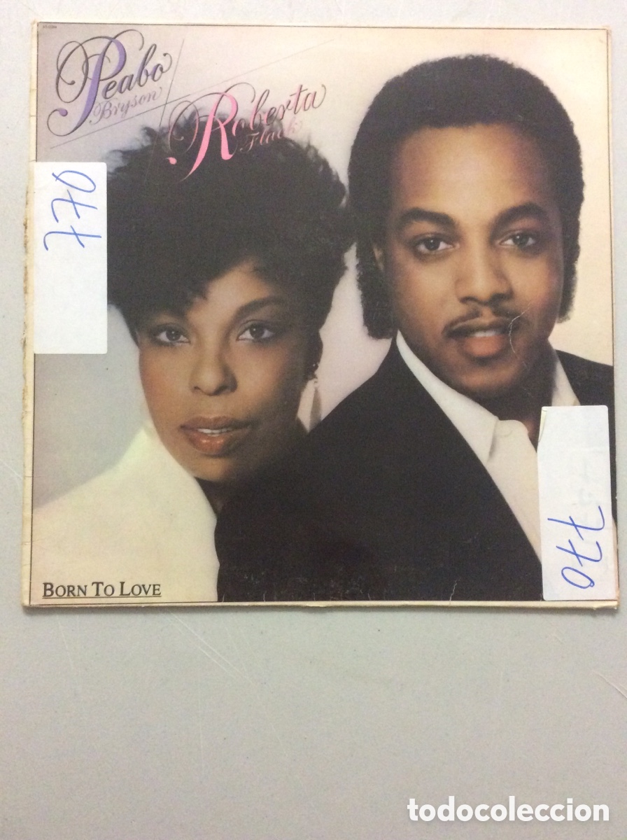 Discos de vinilo: Peabo Bryson & Roberta Flack. Born to love. - Foto 1