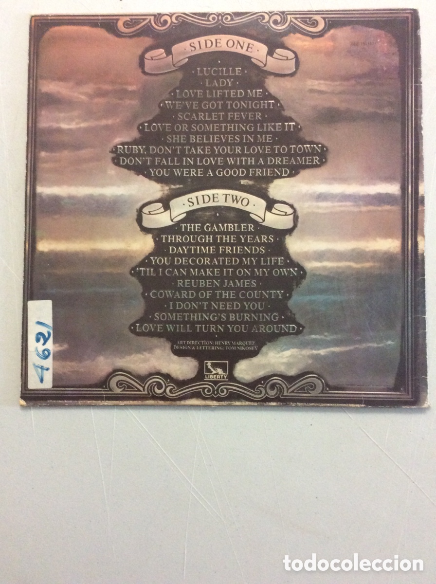 Discos de vinilo: Kenny Rogers. Twenty greatest hits. - Foto 2