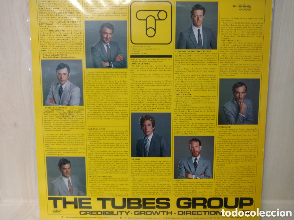 Discos de vinilo: Tubes - The Completion Backward Principle (LP, Album) - Foto 2