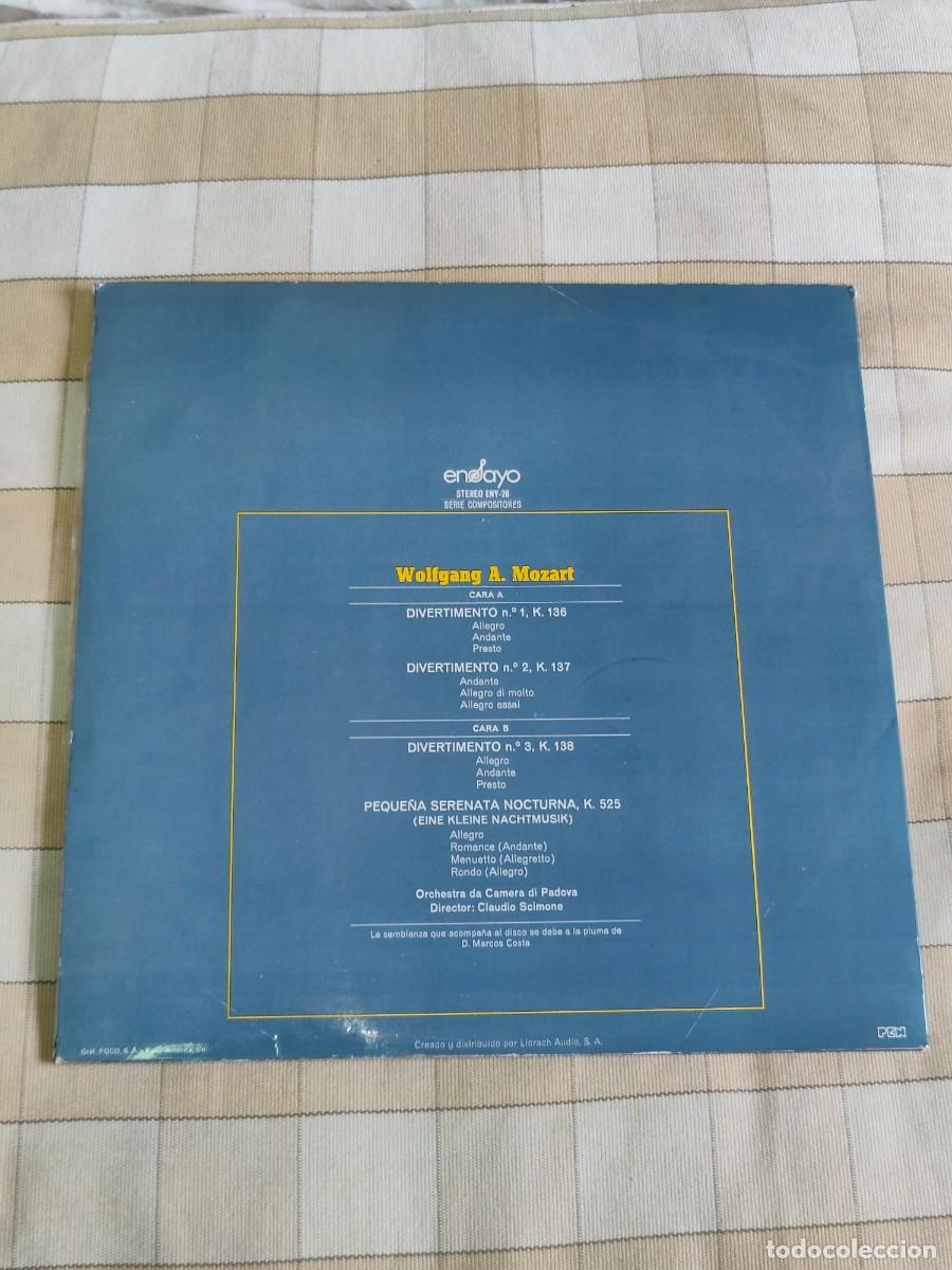 Discos de vinilo: Mozart - Orchestra Da Camera Di Padova - Foto 2