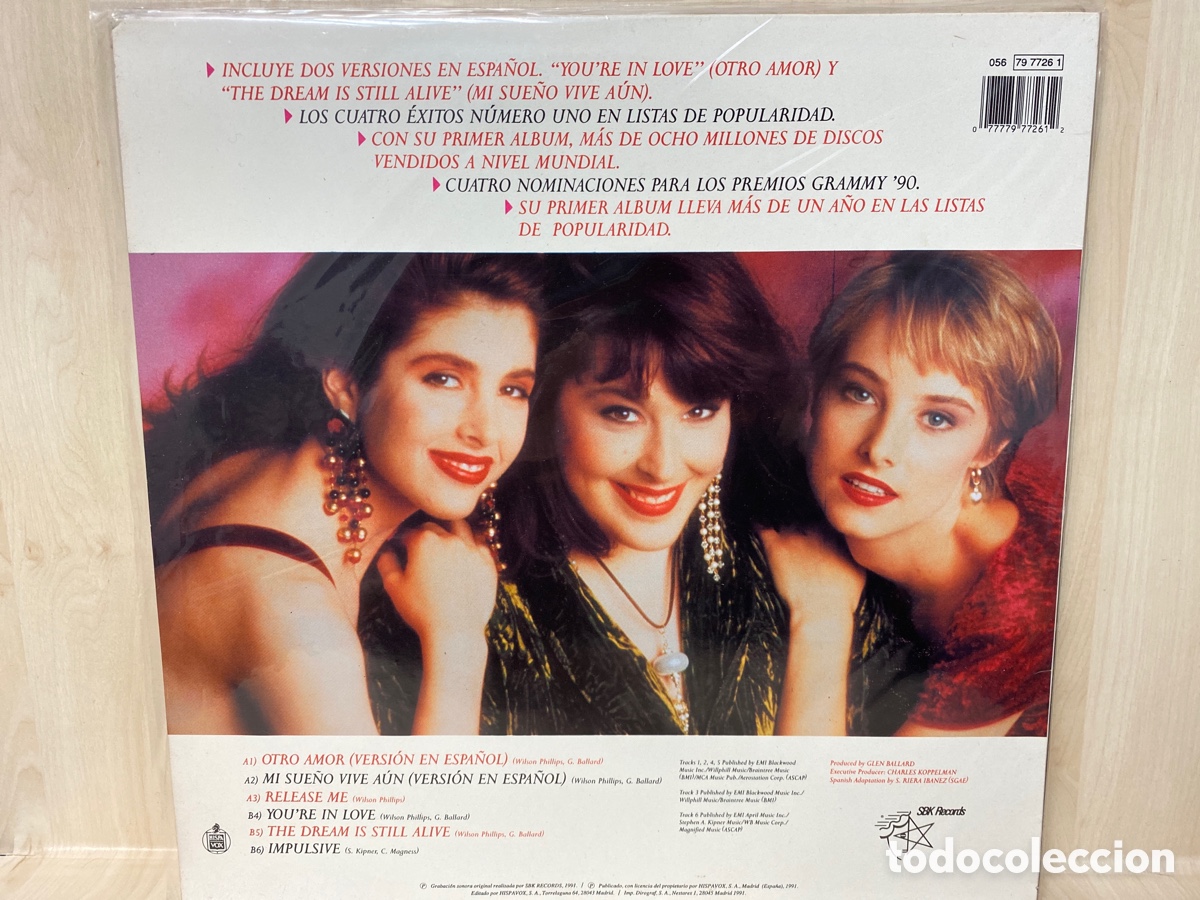 Discos de vinilo: Wilson Phillips - Las Mejores (12&rdquo;, Maxi) - Foto 2