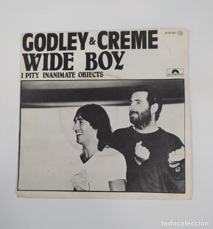 Discos de vinilo: GODLEY & CREME. WIDE BOY. I PITY INANIMATE OBJECTS. SINGLE. TDKDS28G - Foto 1