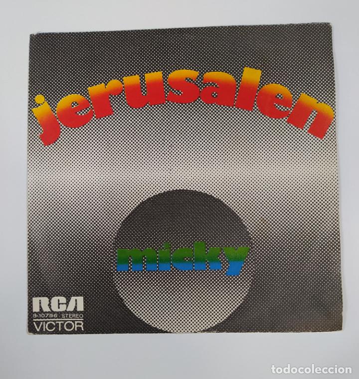 Discos de vinilo: JERUSALEN. MICKY. SINGLE. TDKDS18D - Foto 1