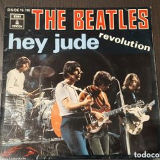 Discos de vinilo: SINGLE - THE BEATLES – HEY JUDE / REVOLUTION - ODEON – DSOE 16.740 - SPAIN - 7”. Lote 388648349
