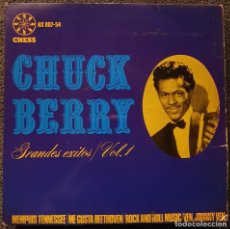 Discos de vinilo: CHUCK BERRY - EP SPAIN 1965 - HISPAVOX HX-007-54 MEMPHIS TENNESSEE - ROCK AND ROLL. Lote 388665714