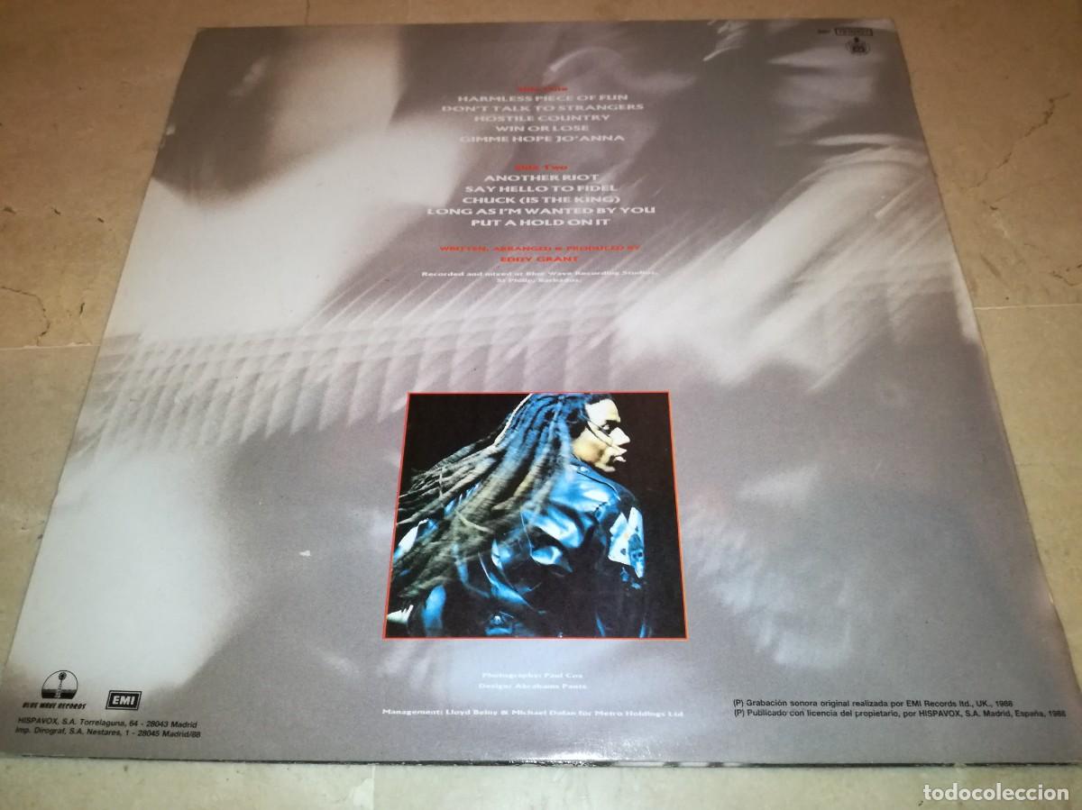 Discos de vinilo: EDDY GRANT-FILE UNDER ROCK-ORIGINAL ESPA&Ntilde;OL 1988 - Foto 2