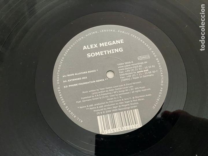 Discos de vinilo: ALEX MEGANE (SOMETHING) MAXI SINGLE 3 TRACK (B-58) - Foto 3