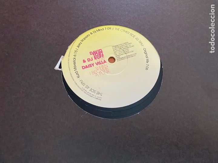 Discos de vinilo: DAVID TORT & DJ RUFF (WHEN I BECAME PUNK) MAXI SINGLE (B-58) - Foto 2
