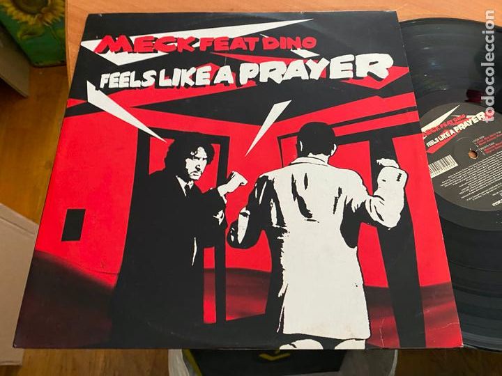 Discos de vinilo: MECK FEAT DINO (FEELS LIKE A PRAYER) MAXI SINGLE (G-9) - Foto 1