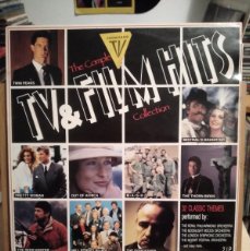 Discos de vinilo: TV &FILMS HITS-COMOILACION BANDAS SONORAS-DOBLE LP-TWIN PEAKS-. Lote 388703064