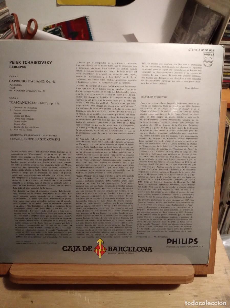 Discos de vinilo: TCHAIKOVSKY-CASCANUCES-LEOPOLDO STOKOWSKI - Foto 2