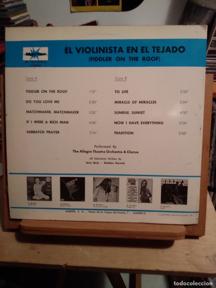 Discos de vinilo: EL VIOLINISTA EN EL TEJADO-LP VINILO- - Foto 2