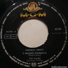 Discos de vinilo: CONWAY TWITTY - EP SPAIN 1963 - MGM 63502 - A MILLION TEARDROPS. Lote 388707864