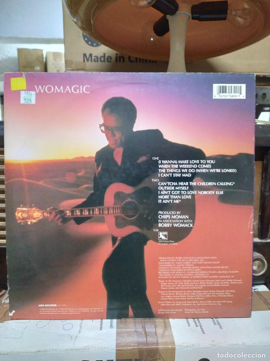 Discos de vinilo: BOBBY WOMACK-WOMAGIC-LP VINILO- - Foto 2