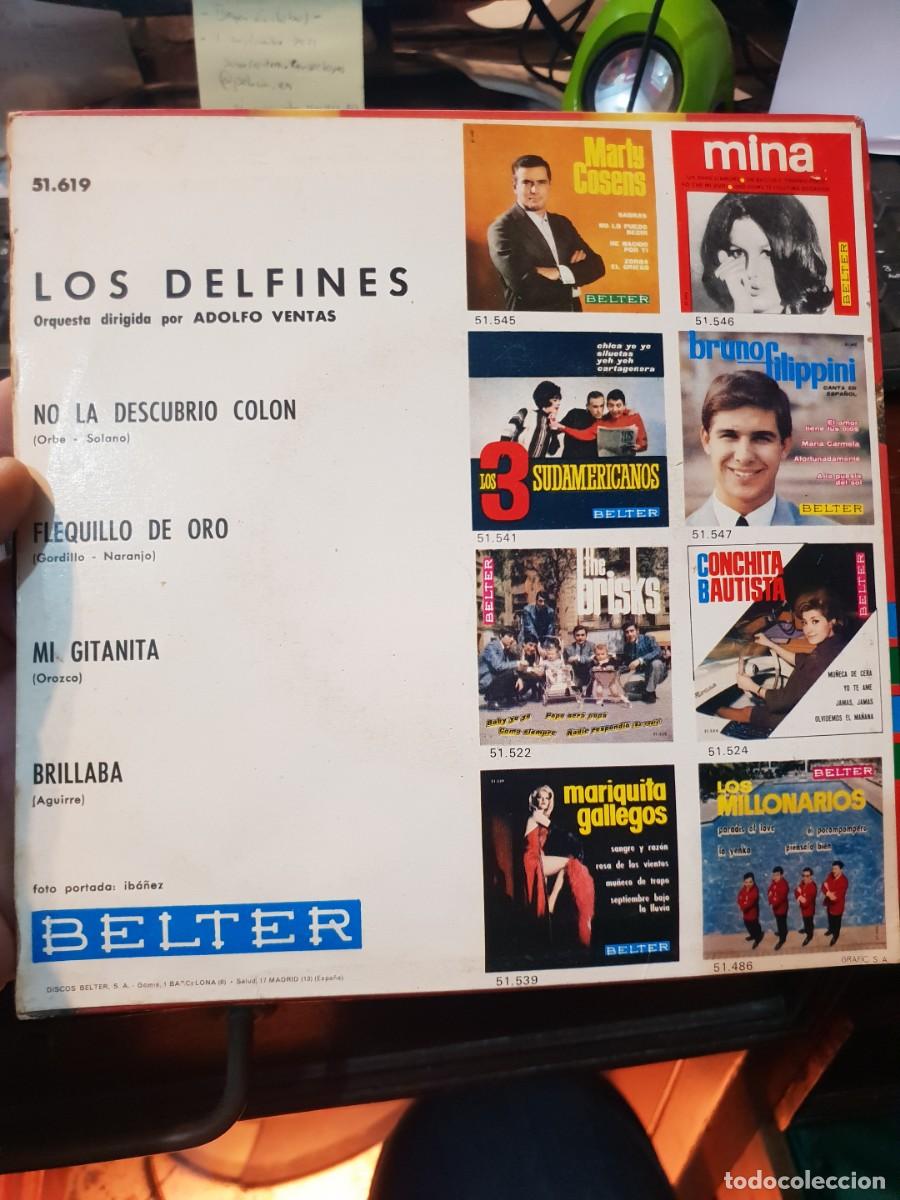 Discos de vinilo: Single los delfines - mi gitanita belter 1966 - Foto 2