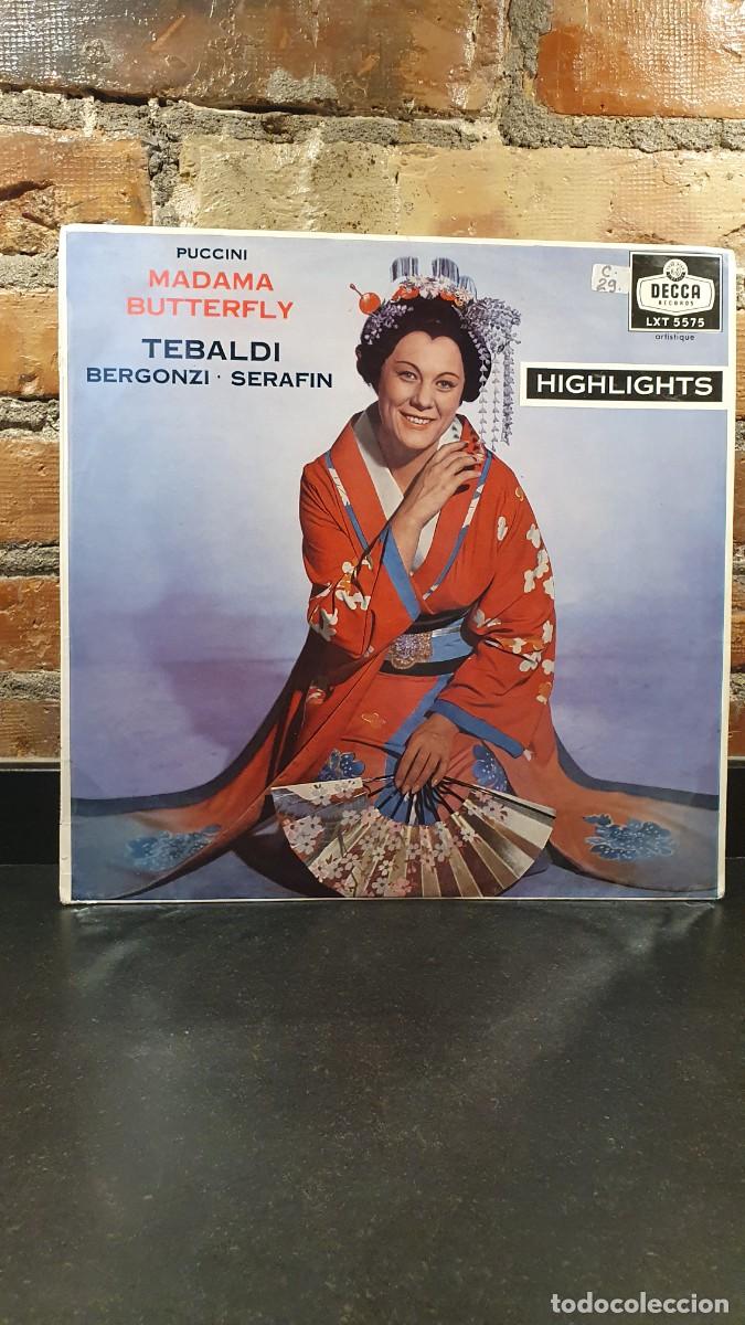 Discos de vinilo: Tebaldi Madama Butterfly selecci&oacute;n Decca LP - Foto 1