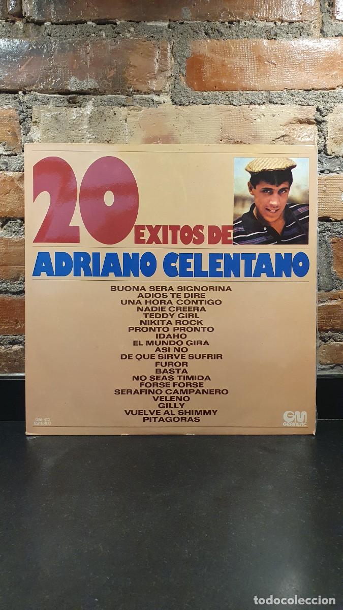 Discos de vinilo: 20 &Eacute;xitos de Adriano Celentano lp - Foto 1