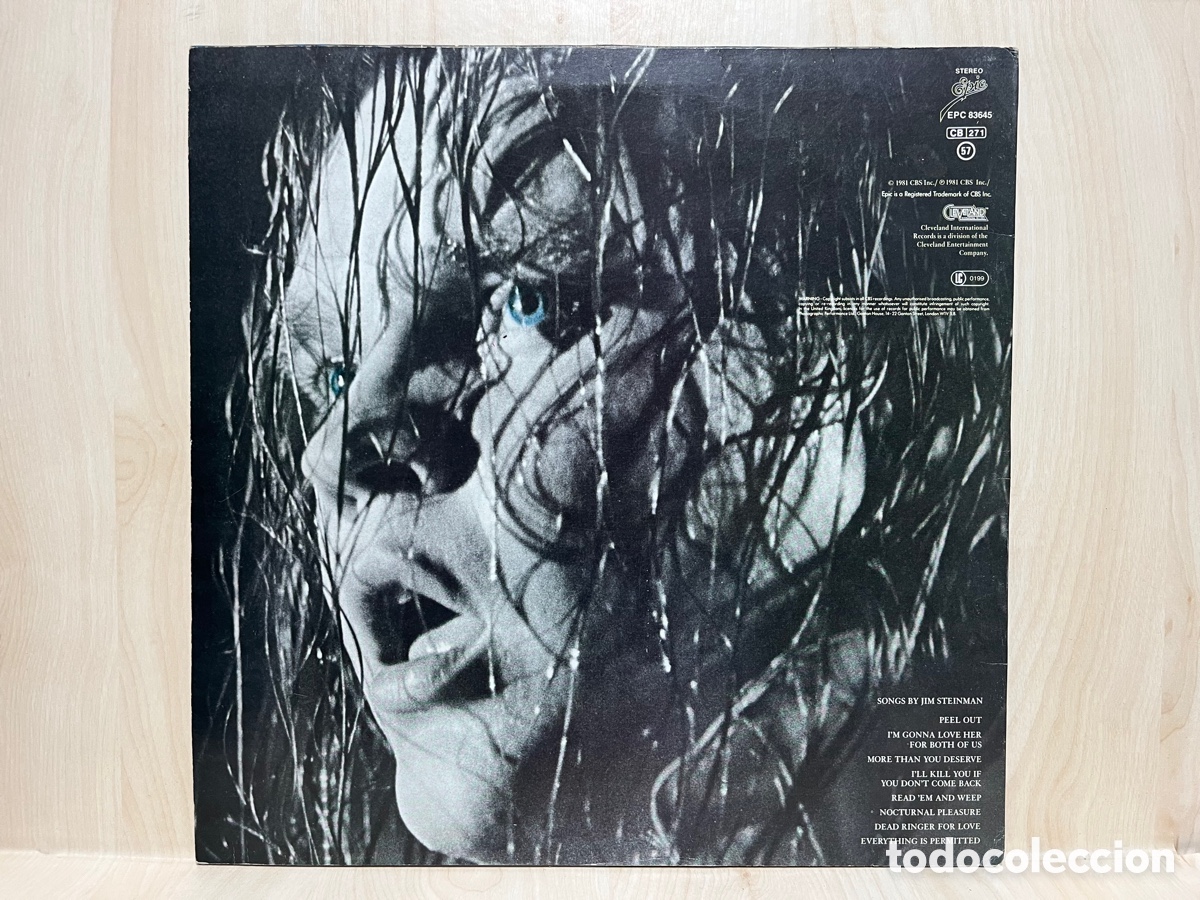 Discos de vinilo: Meat Loaf - Dead Ringer (LP) Ed. UK - Foto 2