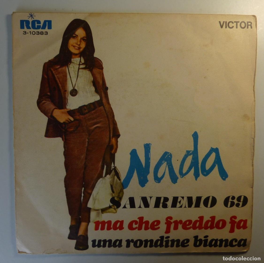 Discos de vinilo: NADA / MA CHE FREDDO / SAN REMO 1969 / SINGLE - Foto 1