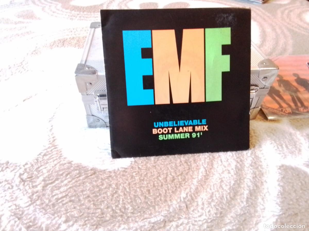 Discos de vinilo: EMF - UMBELIEVABLE (BOOT LANE MIX SUMMER 91)/ 7&rdquo; SINGLE 1991 SPAIN PROMO. M-NM