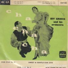 Discos de vinilo: ESY GRIECO - CHA CHA CHA Nº 8 - EP RARO DE VINILO EDICION FRANCESA CS-7