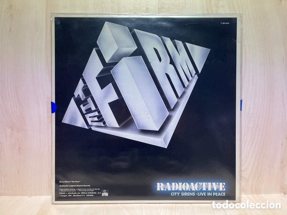 Discos de vinilo: The Firm - Radioactive (12&rdquo;, Maxi) - Foto 2