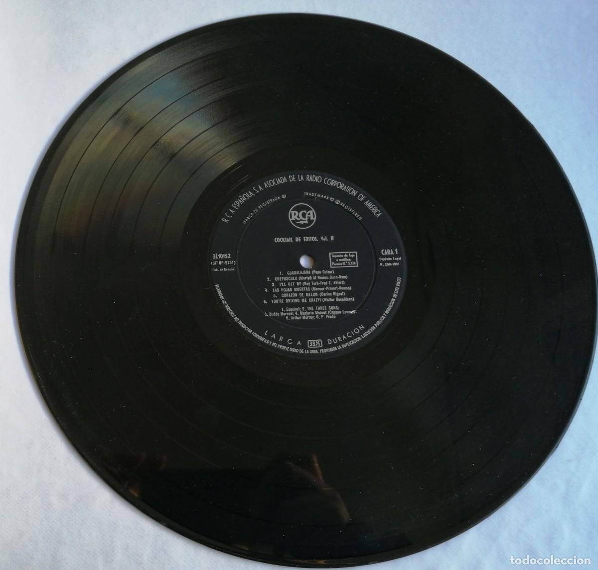 Discos de vinilo: Cocktail De &Eacute;xitos N&ordm; 2, RCA &lrm;&ndash; 3L10152 - Foto 3