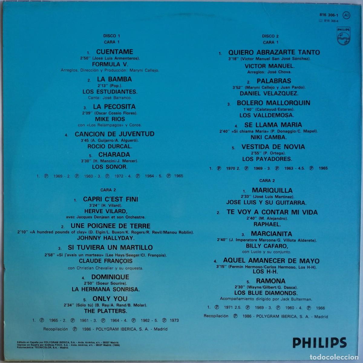 Discos de vinilo: (2LPS) Serie Corazon, Philips 816 306-1 - Foto 2