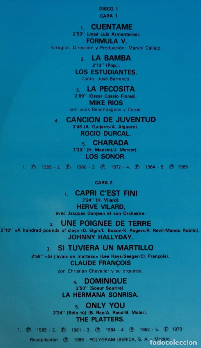 Discos de vinilo: (2LPS) Serie Corazon, Philips 816 306-1 - Foto 3