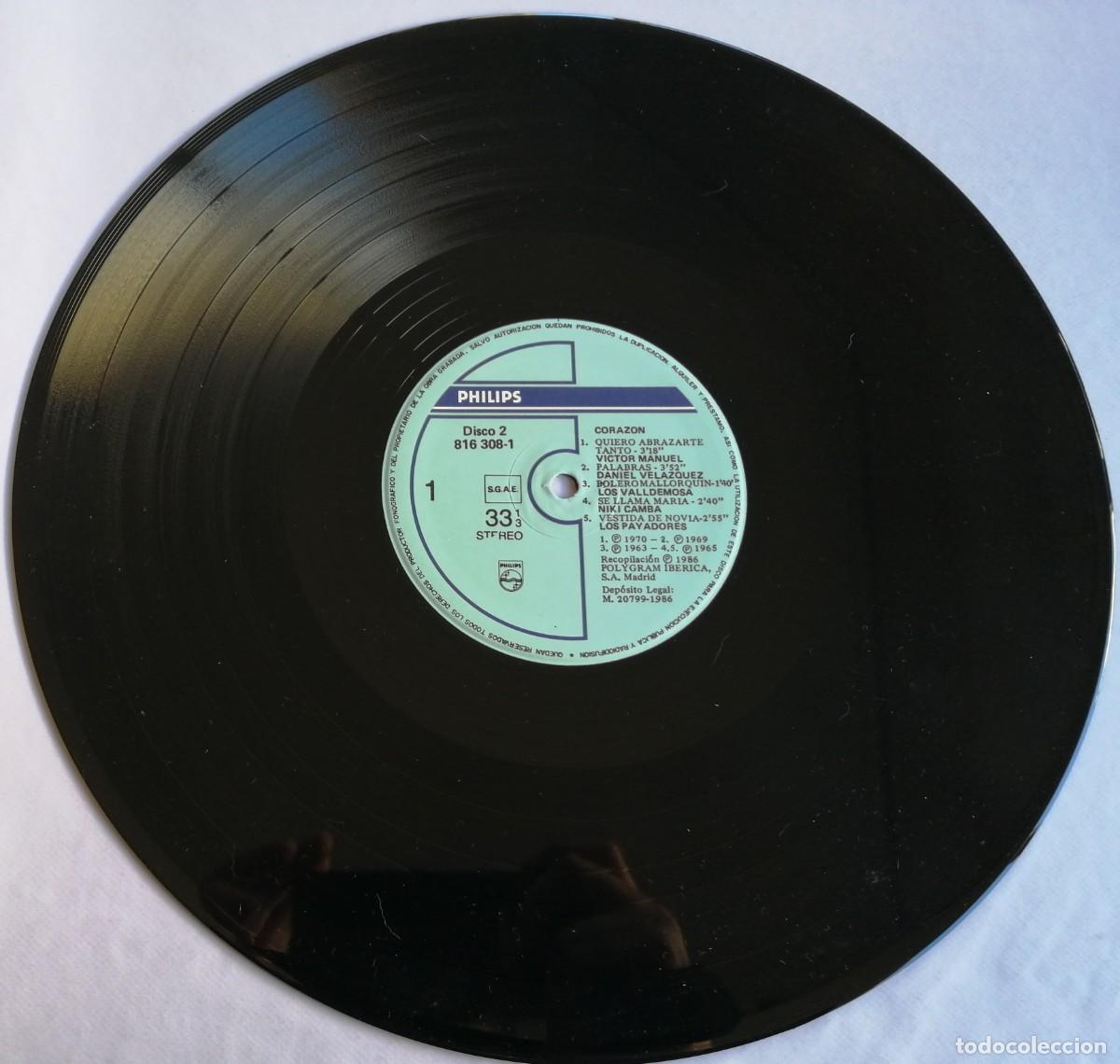 Discos de vinilo: (2LPS) Serie Corazon, Philips 816 306-1 - Foto 5