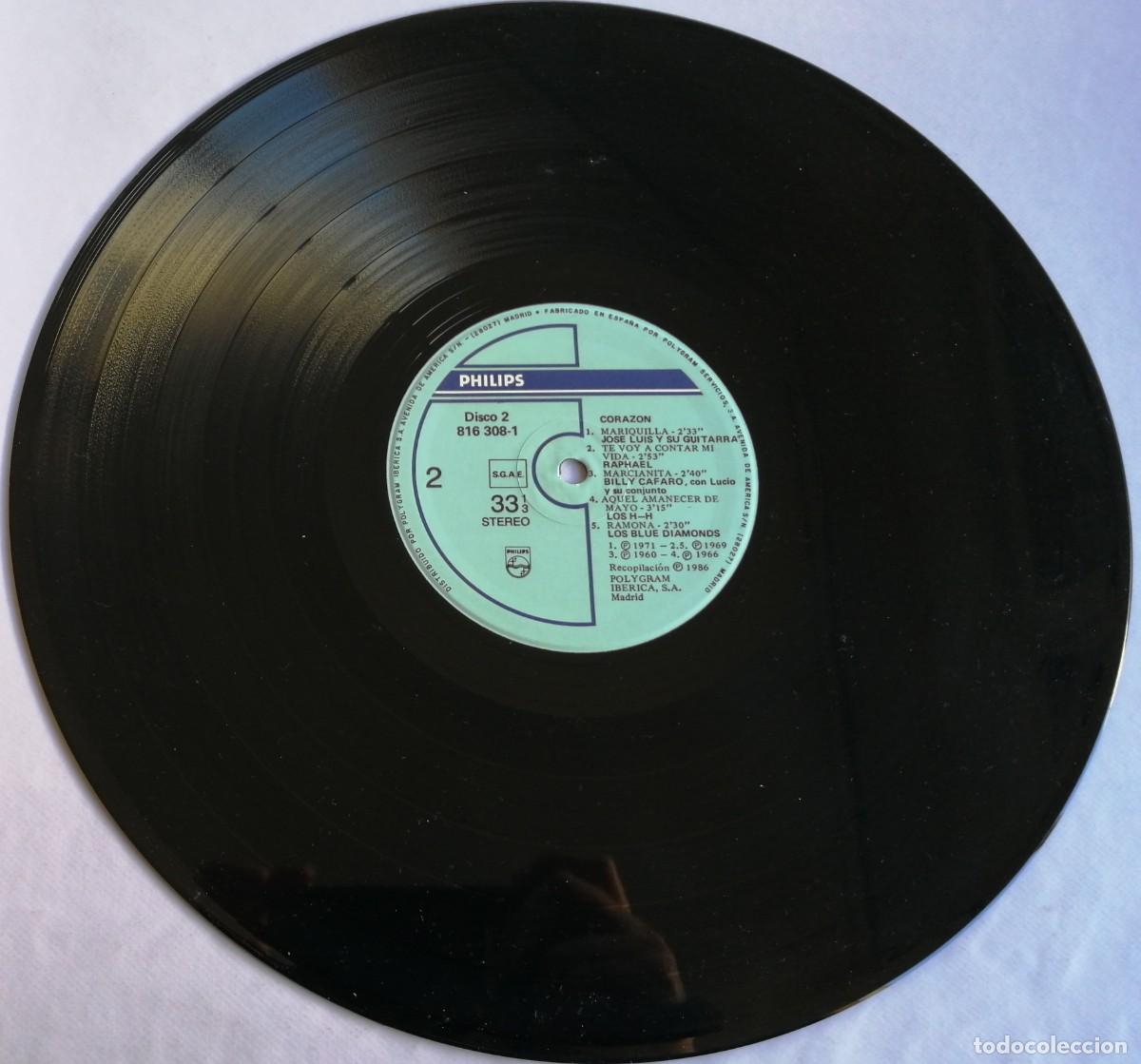 Discos de vinilo: (2LPS) Serie Corazon, Philips 816 306-1 - Foto 8