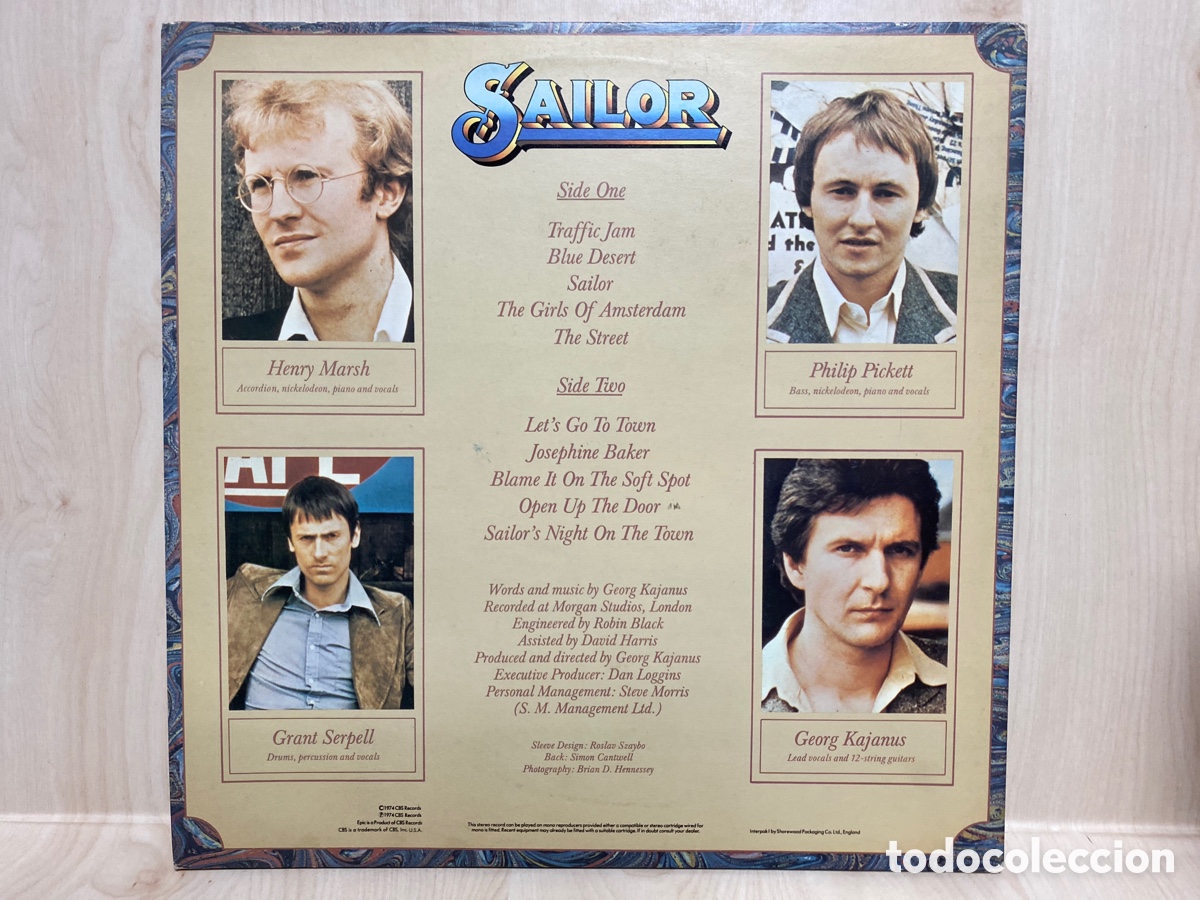 Discos de vinilo: Sailor - Sailor (LP, Album) - Foto 3