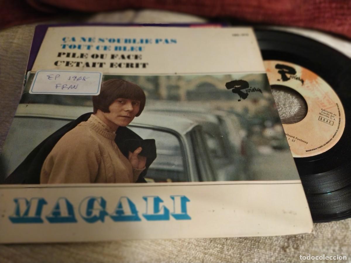 Discos de vinilo: MAGALI EP ESP 1966 PILE OU FACE,+3 - Foto 1