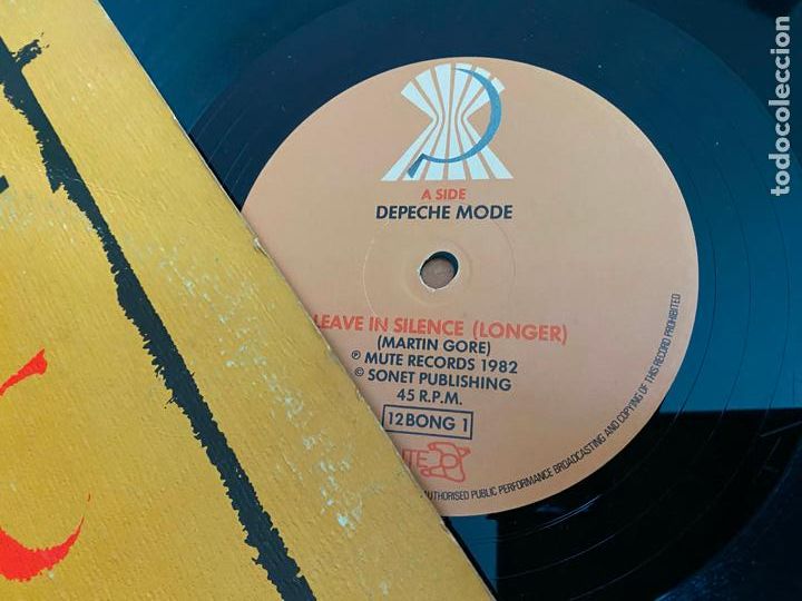 Discos de vinilo: DEPECHE MODE (LEAVE IN SILENCE) MAXI SINGLE (G-9) - Foto 2