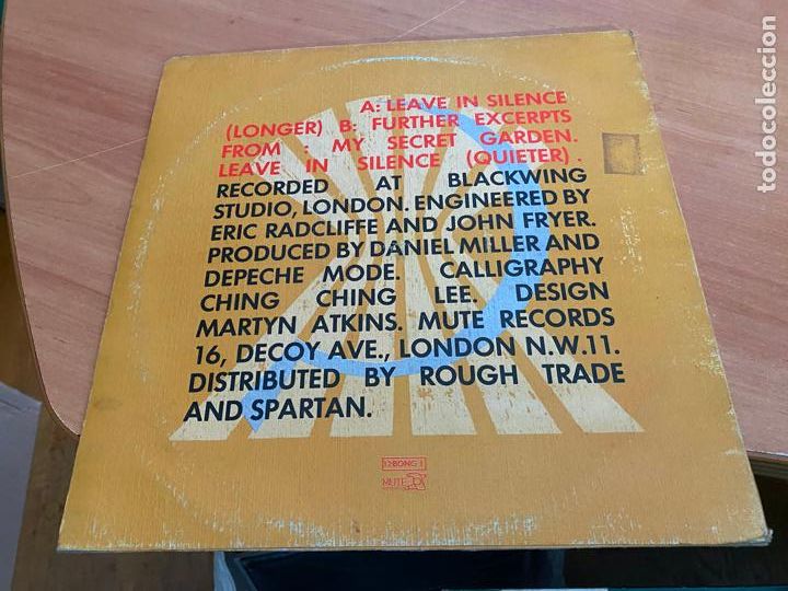 Discos de vinilo: DEPECHE MODE (LEAVE IN SILENCE) MAXI SINGLE (G-9) - Foto 3