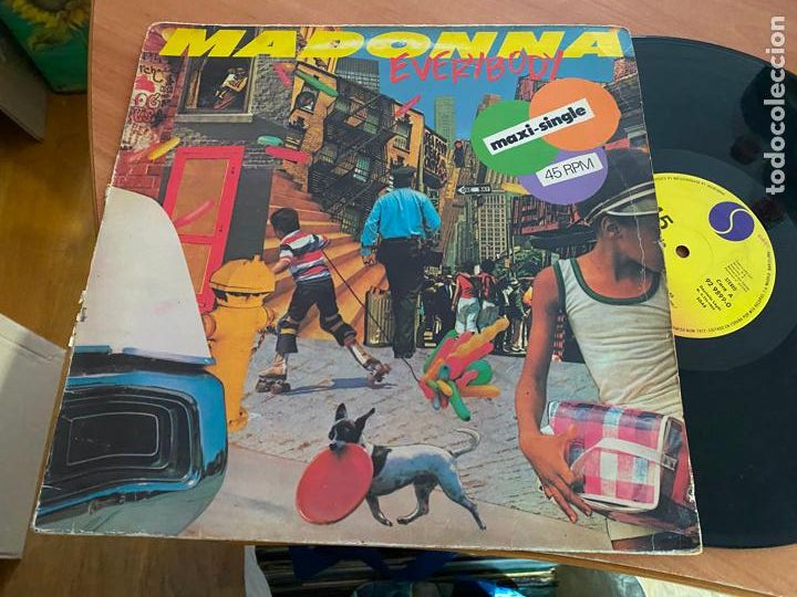 Discos de vinilo: MADONNA (EVERYBODY) MAXI SINGLE (G-9) - Foto 1