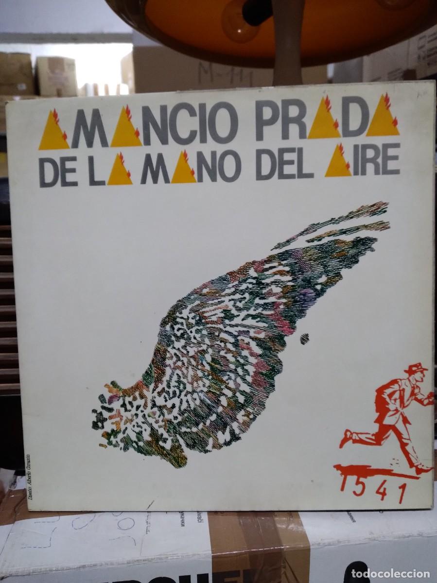 Discos de vinilo: AMANCIO PRADA DE LA MANO DEL AIRE-LP VINILO- - Foto 1