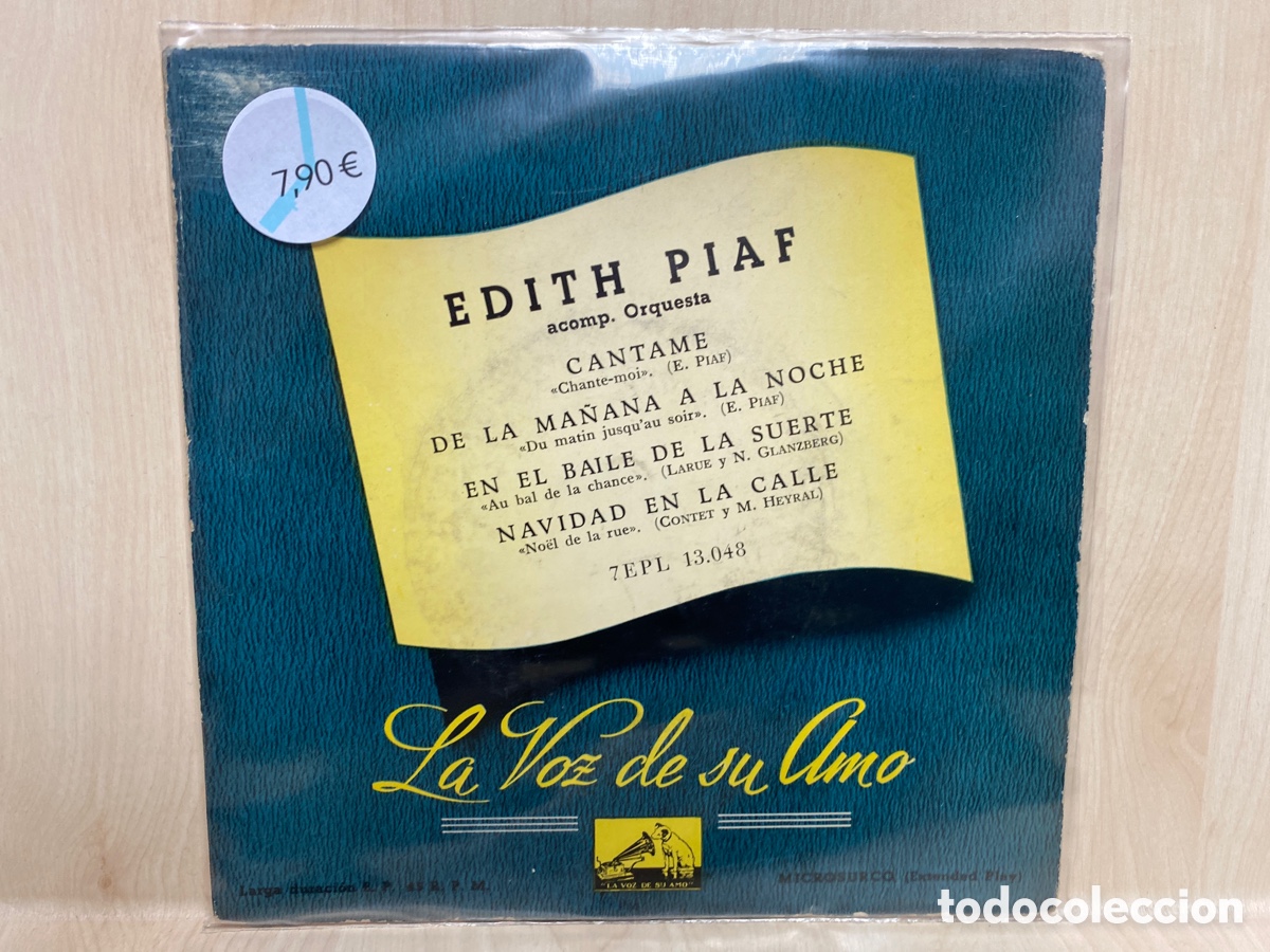 Discos de vinilo: Edith Piaf - Cantame (7&rdquo;, EP) - Foto 1