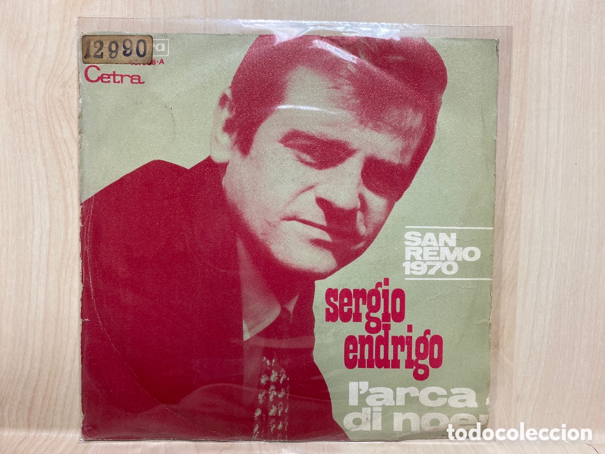 Discos de vinilo: Sergio Endrigo - LArca Di No&eacute; (7&rdquo;, Single) - Foto 1