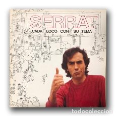 Discos de vinilo: JOAN MANUEL SERRAT - CADA LOCO CON SU TEMA LP. Lote 388939884