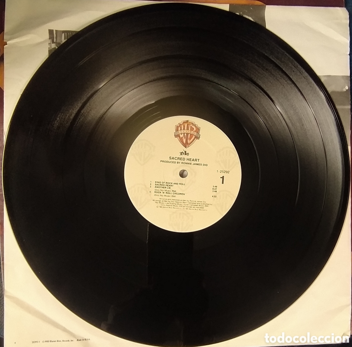 Discos de vinilo: Dio sacred heart - Foto 3