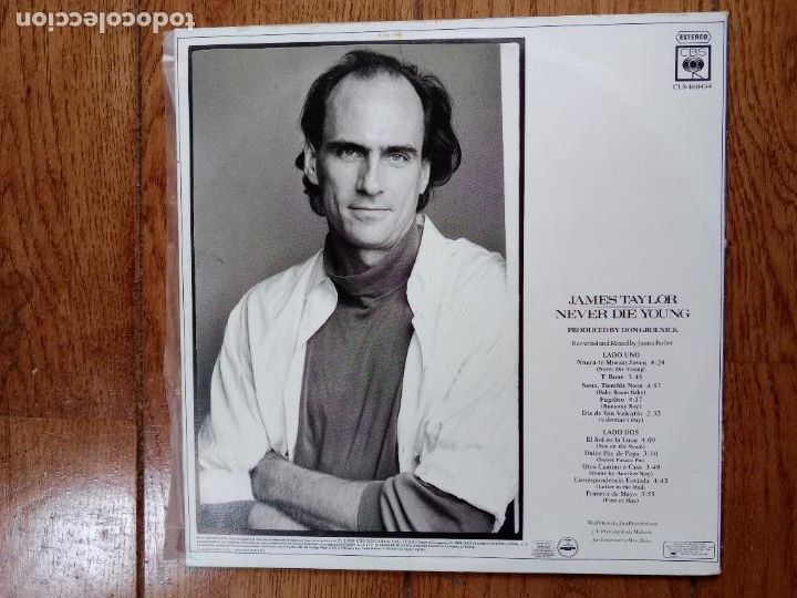 Discos de vinilo: James Taylor - never die young - Foto 2